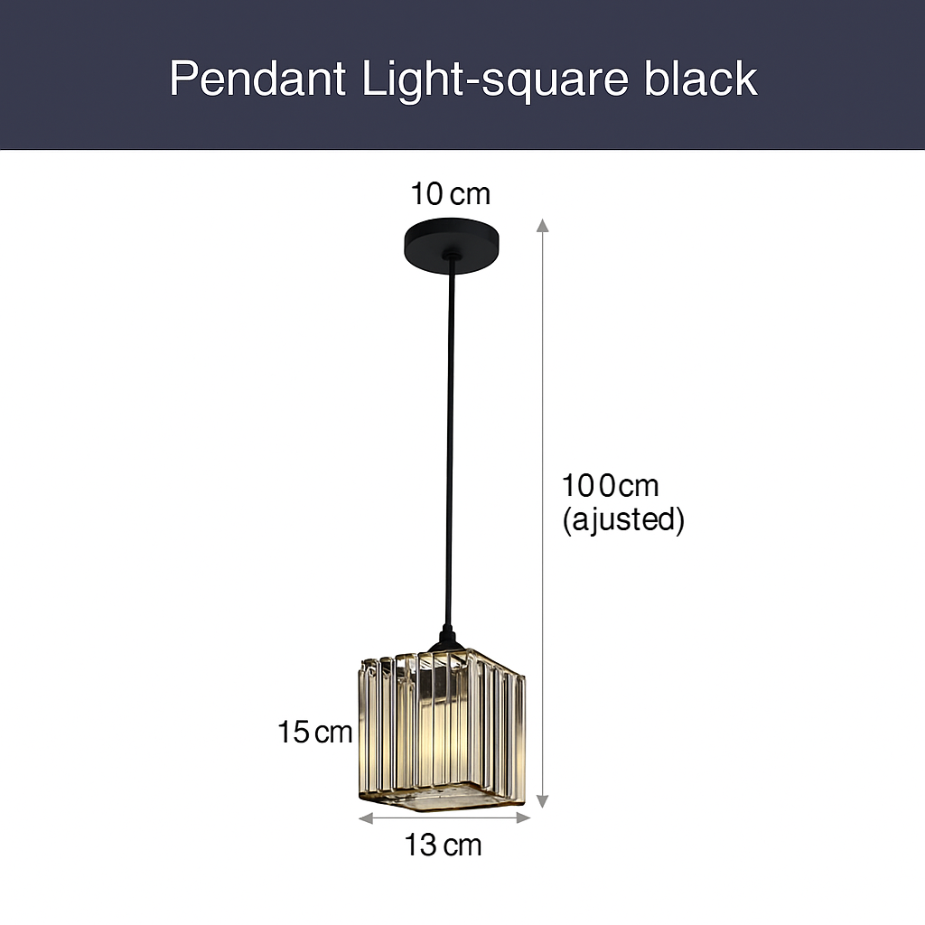 suspension moderne en cristal pour décoration intérieure élégante - vue 9 sur 10