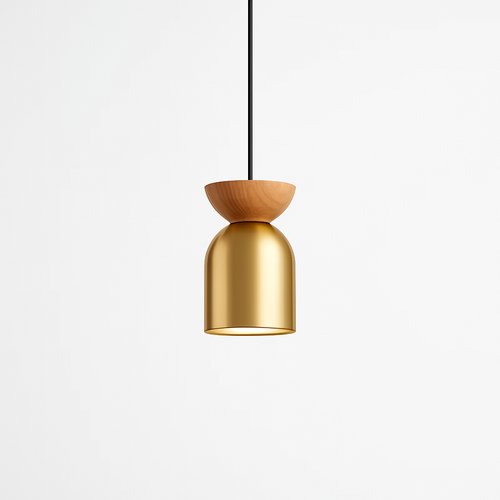 suspension moderne en cuivre pour décoration créative et personnalisée - vue 2 sur 7