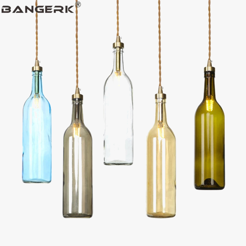 suspension moderne en laiton et verre pour décoration intérieure