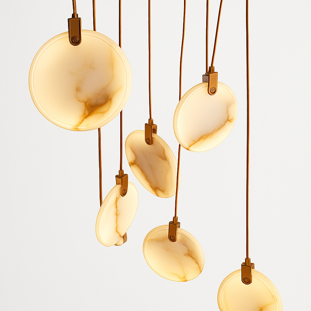 suspension moderne en marbre pour un intérieur élégant - vue 3 sur 11