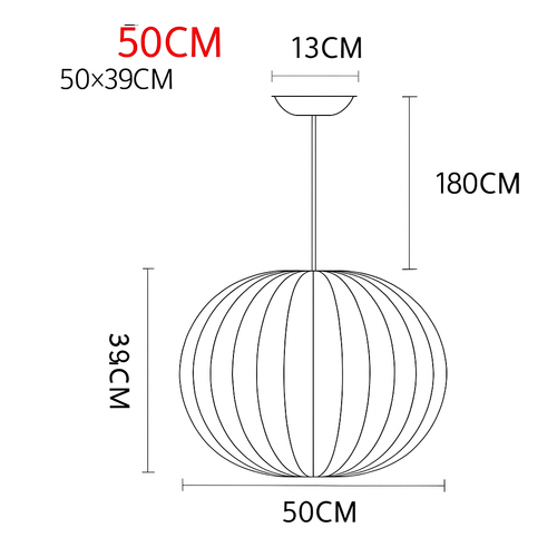 Suspension moderne en papier style japonais Silk - vue 17 sur 30
