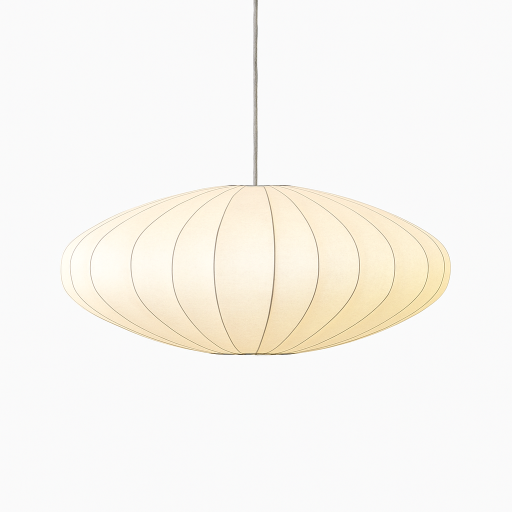 Suspension moderne en papier style japonais Silk - vue 6 sur 30