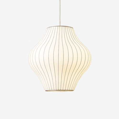 Suspension moderne en papier style japonais Silk - vue 9 sur 30