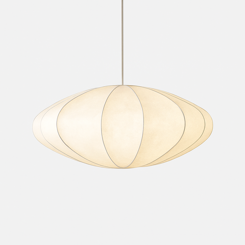 Suspension moderne en papier style japonais Silk - vue 10 sur 30