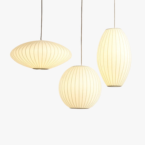 Suspension moderne en papier style japonais Silk - vue 2 sur 30