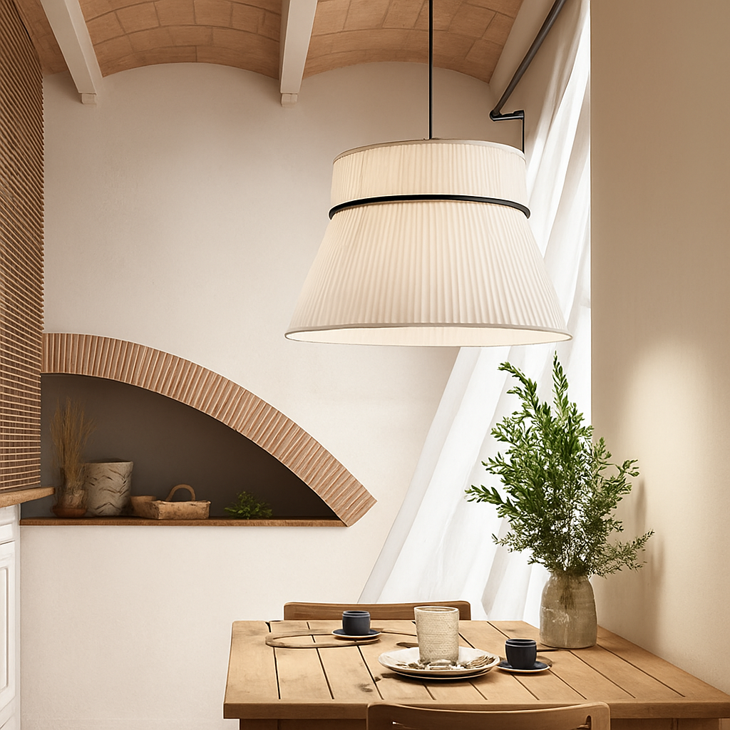 suspension moderne en tissu pour restaurant et café - vue 5 sur 15
