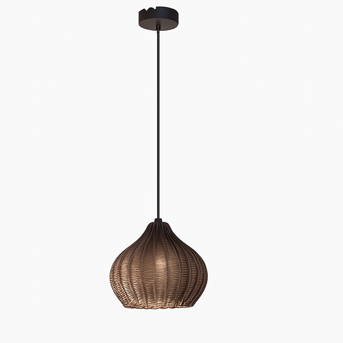 Suspension moderne en verre fumé (plusieurs formes) Guezra - vue 14 sur 16