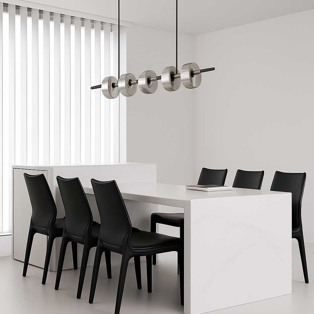 suspension moderne en verre pour décoration intérieure élégante - vue 5 sur 12