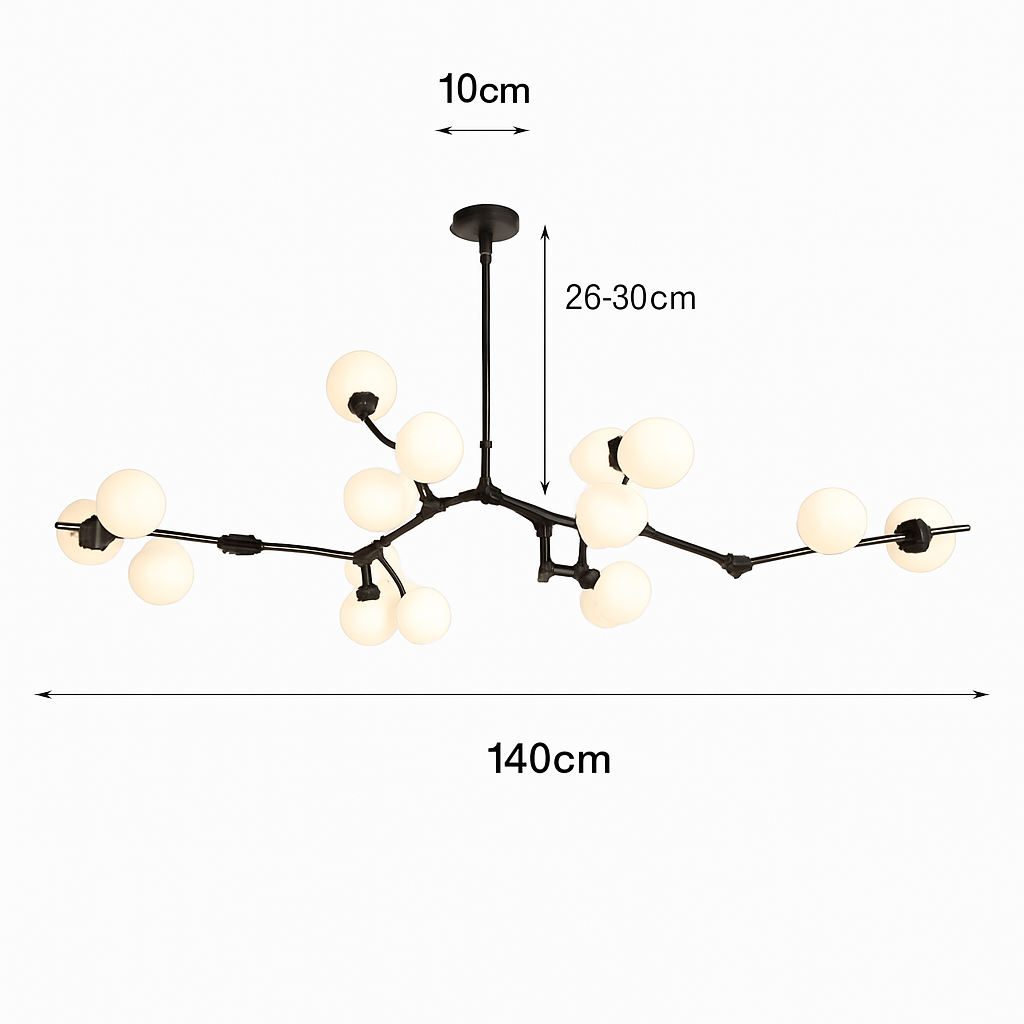 suspension moderne à intensité variable pour décoration intérieure - vue 11 sur 12