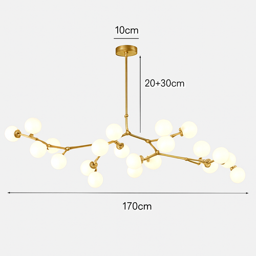 suspension moderne à intensité variable pour décoration intérieure - vue 13 sur 12