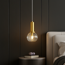 Suspension moderne LED avec abat-jour en cristal Ansley