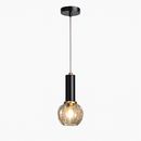 Suspension moderne LED avec abat-jour en cristal Ansley
