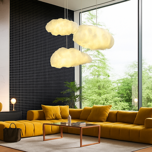 Suspension moderne LED en forme de nuage Kids - vue 3 sur 11