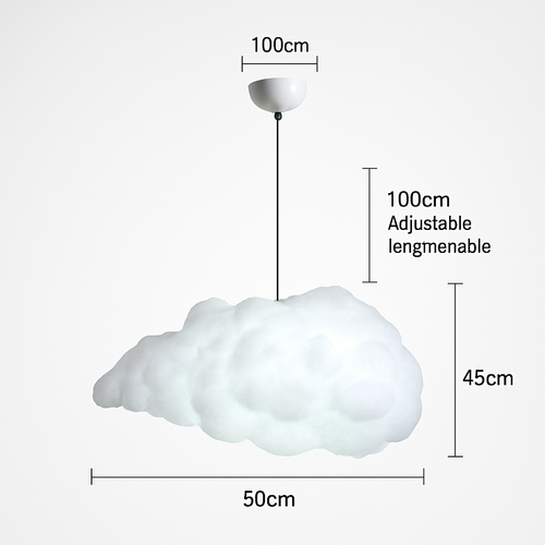 Suspension moderne LED en forme de nuage Kids - vue 7 sur 11