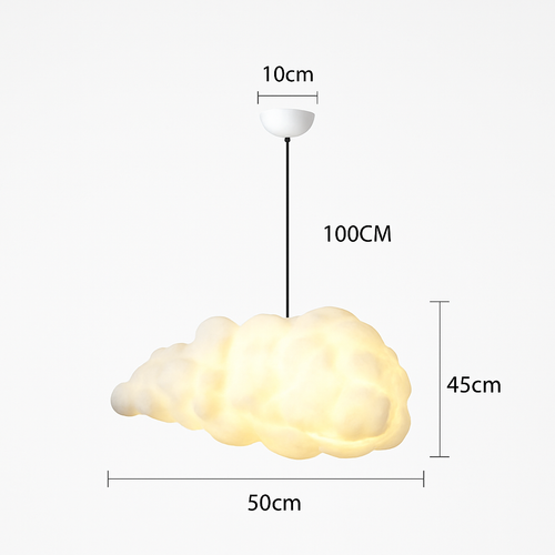 Suspension moderne LED en forme de nuage Kids - vue 10 sur 11