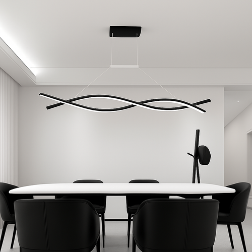 suspension moderne à led pour décoration intérieure élégante - vue 2 sur 7