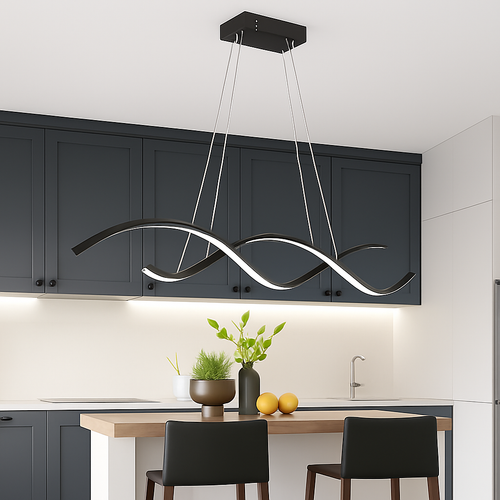 suspension moderne à led pour décoration intérieure élégante - vue 2 sur 8