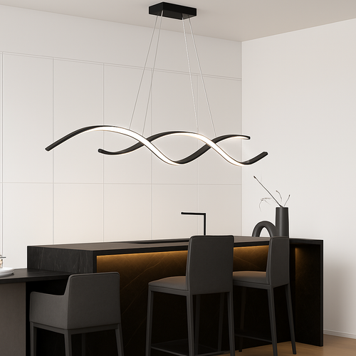 suspension moderne à led pour décoration intérieure élégante - vue 3 sur 8