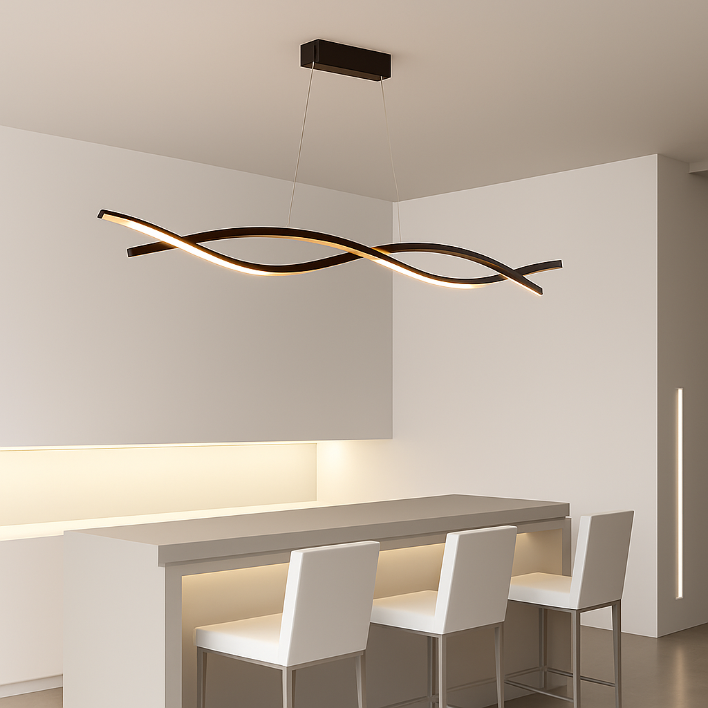 suspension moderne à led pour décoration intérieure élégante - vue 5 sur 7