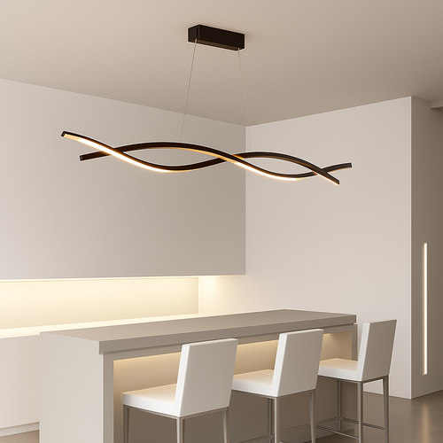 suspension moderne à led pour décoration intérieure élégante - vue 6 sur 7