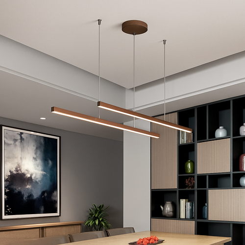 suspension moderne à led pour intérieur élégant et minimaliste - vue 4 sur 16