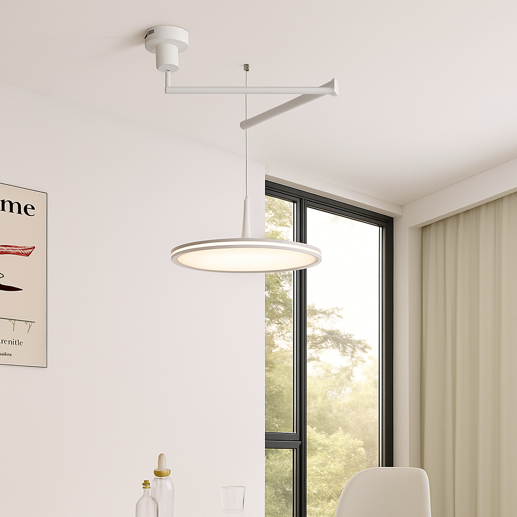 Suspension Moderne LED Salon Salle À Manger Cuisine Lumières Éclairage Intérieur Décor À La Maison Bras Réglable - vue 5 sur 9