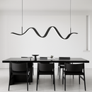 suspension moderne linéaire lumière pour décoration de table à manger