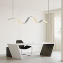suspension moderne linéaire lumière pour décoration de table à manger