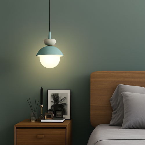 Suspension moderne nordique boule de verre luminaires suspendus suspension cuisine salle à manger chambre décor à la maison luminaire lustre - vue 3 sur 22
