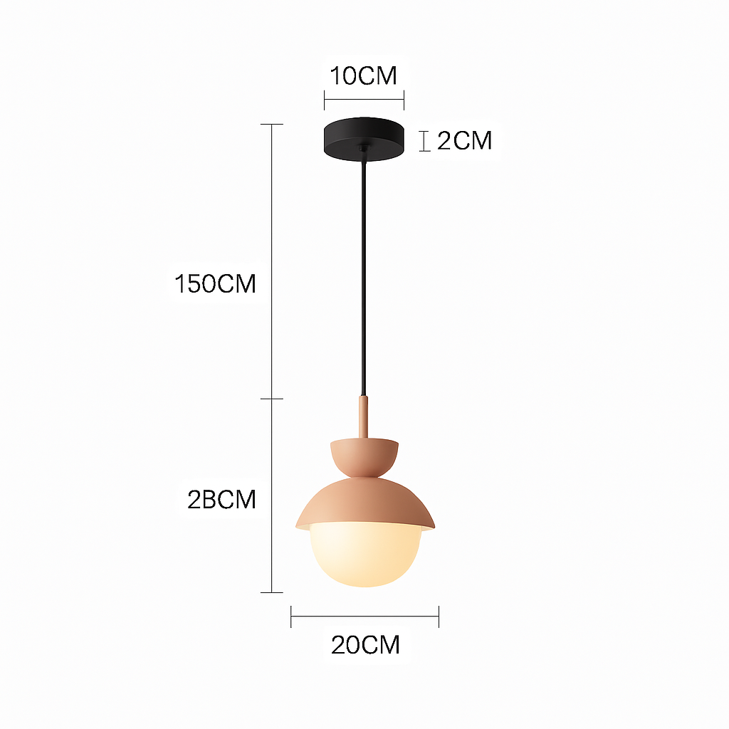 Suspension moderne nordique boule de verre luminaires suspendus suspension cuisine salle à manger chambre décor à la maison luminaire lustre - vue 11 sur 22