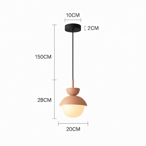 Suspension moderne nordique boule de verre luminaires suspendus suspension cuisine salle à manger chambre décor à la maison luminaire lustre - vue 12 sur 22