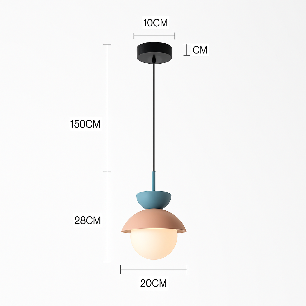 Suspension moderne nordique boule de verre luminaires suspendus suspension cuisine salle à manger chambre décor à la maison luminaire lustre - vue 13 sur 22