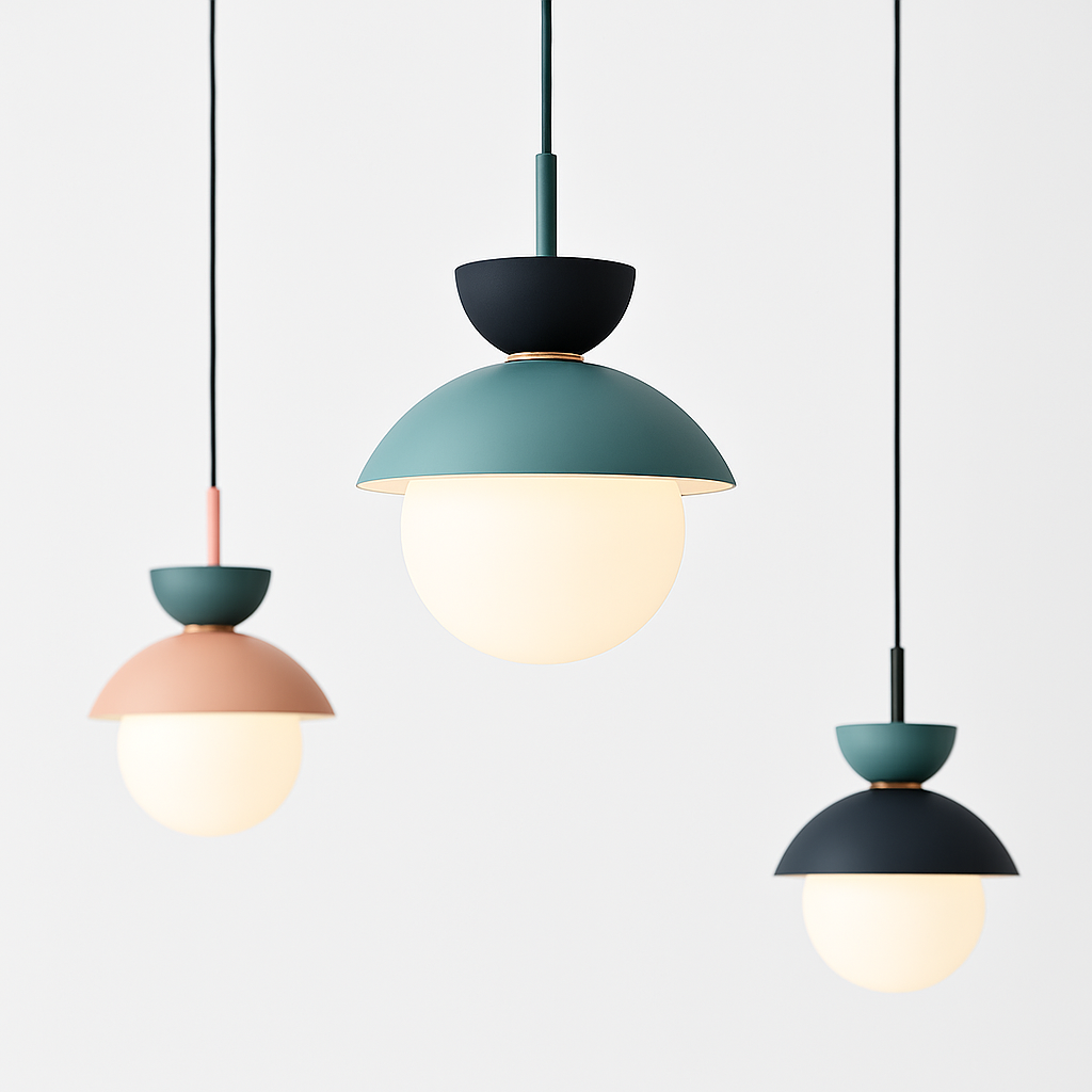 Suspension moderne nordique boule de verre luminaires suspendus suspension cuisine salle à manger chambre décor à la maison luminaire lustre - vue 6 sur 22