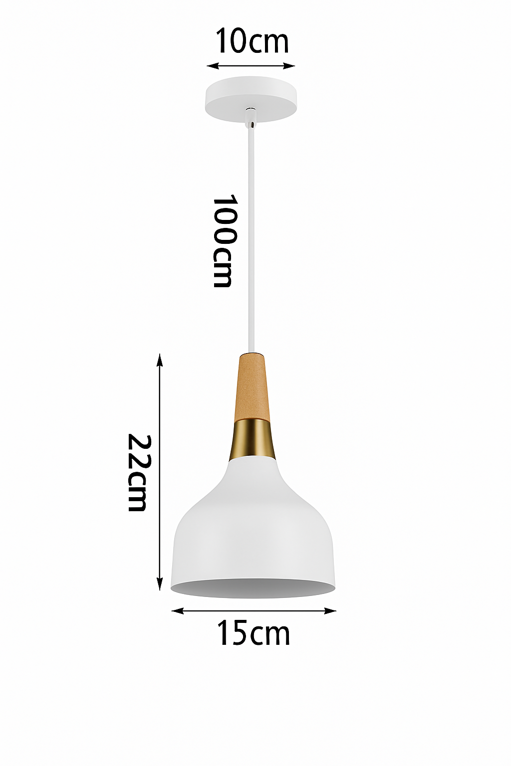 suspension moderne nordique en aluminium rétro pour intérieur design - vue 12 sur 16