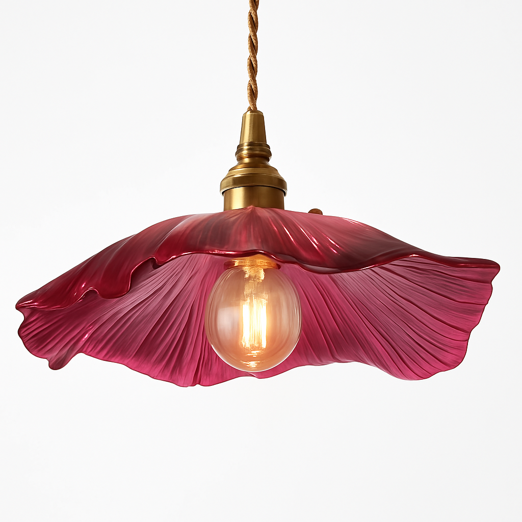 Suspension modernes en verre de fleur lampes suspendues décoration de la maison éclairage salon chambre chevet luminaire magasin d'intérieur - vue 1 sur 9