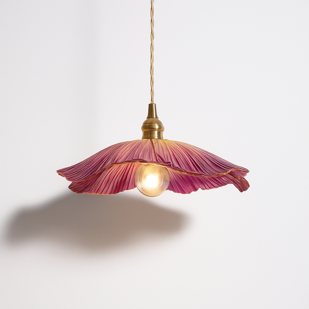 Suspension modernes en verre de fleur lampes suspendues décoration de la maison éclairage salon chambre chevet luminaire magasin d'intérieur - vue 5 sur 9
