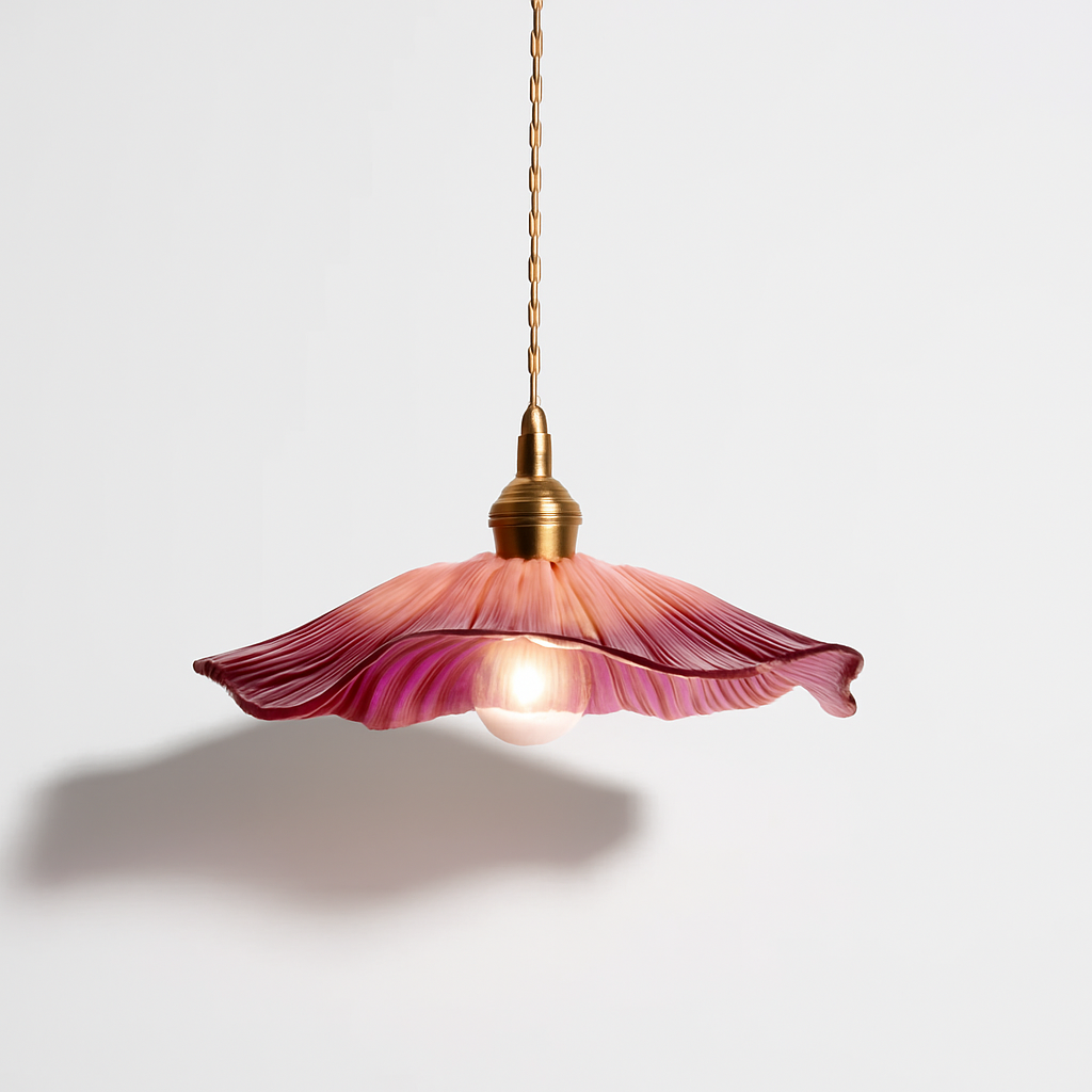 Suspension modernes en verre de fleur lampes suspendues décoration de la maison éclairage salon chambre chevet luminaire magasin d'intérieur - vue 7 sur 9
