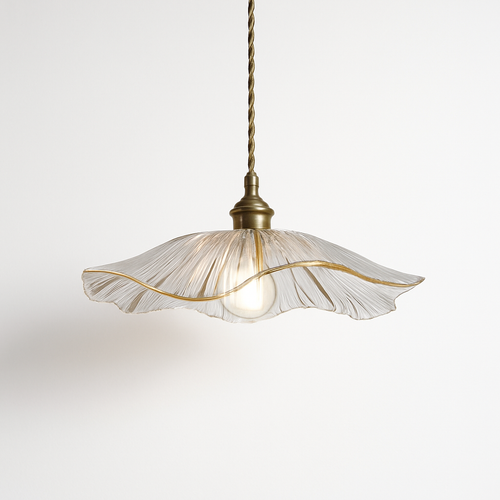 Suspension modernes en verre de fleur lampes suspendues décoration de la maison éclairage salon chambre chevet luminaire magasin d'intérieur