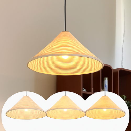suspension noguchi en papier de riz style moderne - vue 6 sur 8