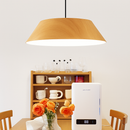 suspension nordique bois design wabi sabi pour café ou art