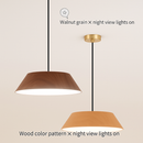 suspension nordique bois design wabi sabi pour café ou art
