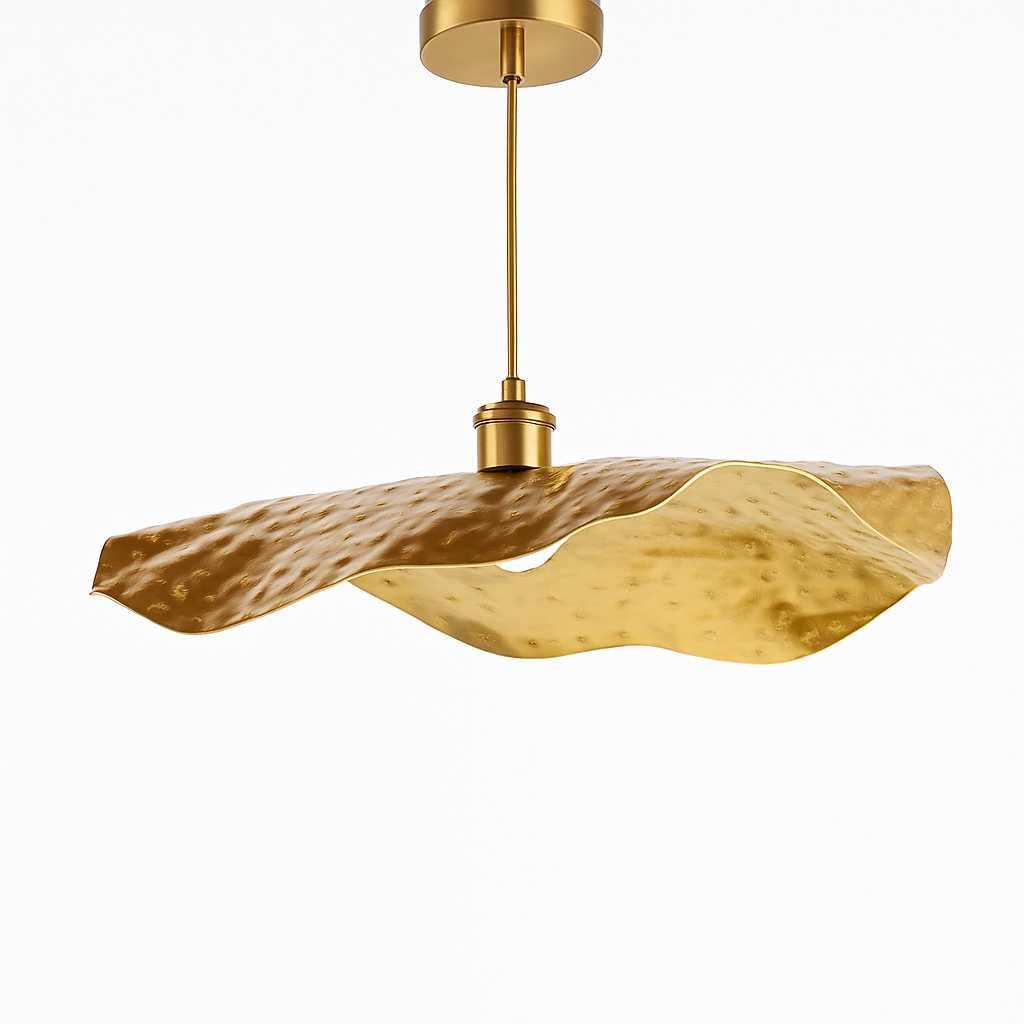 suspension nordique créative en forme de feuille de lotus décorative - vue 5 sur 9