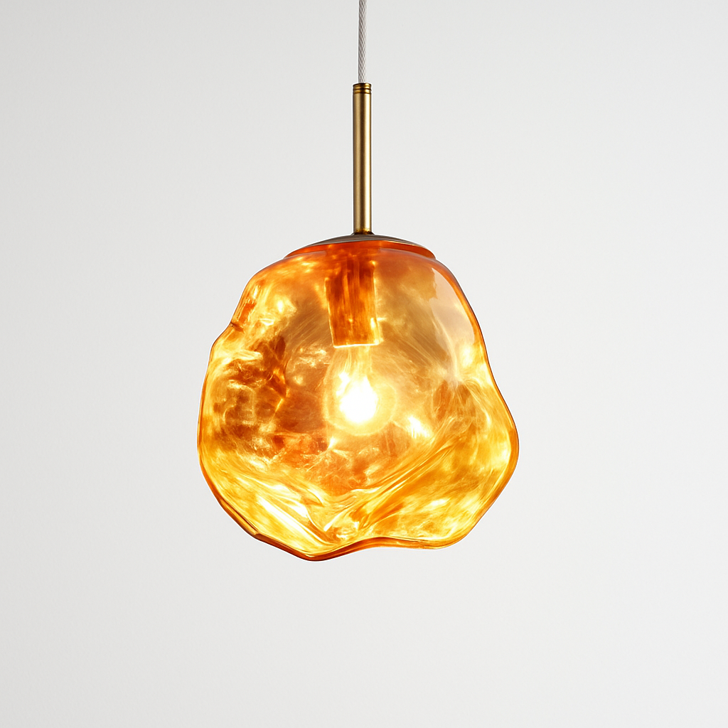 suspension nordique en verre à led décoratif pour intérieur - vue 3 sur 24