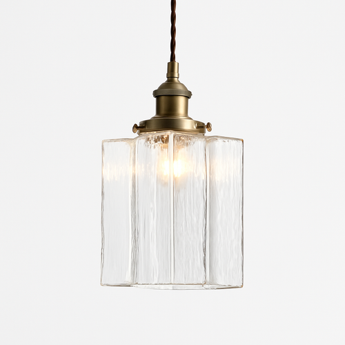 suspension nordique moderne avec abat-jour fleur en verre - vue 25 sur 30