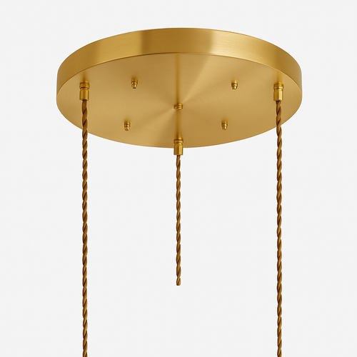 suspension nordique moderne avec abat-jour fleur en verre - vue 29 sur 30