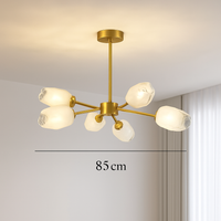 suspension nordique pour éclairage intérieur avec lustre