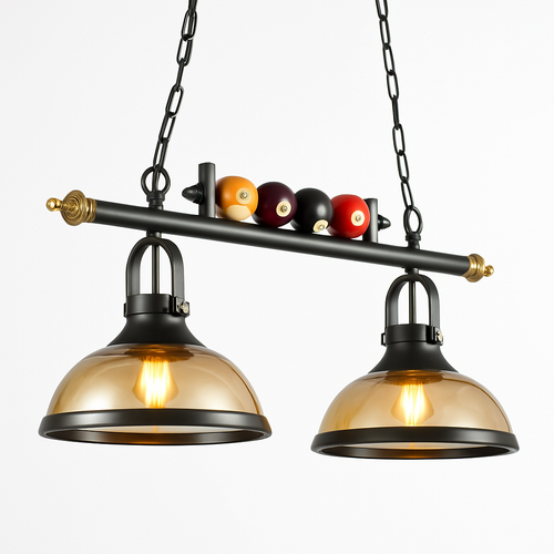 suspension nordique rétro pour billard restaurant et café - vue 2 sur 10