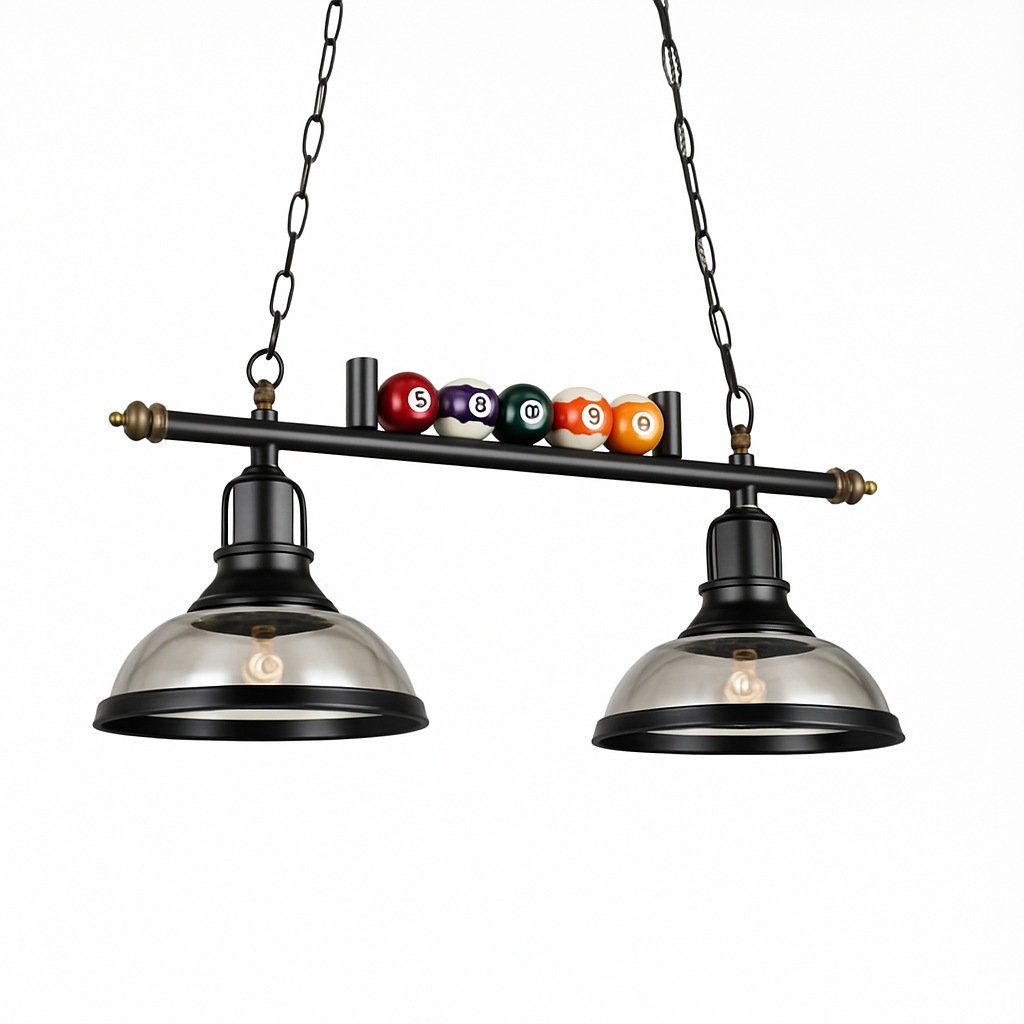 suspension nordique rétro pour billard restaurant et café - vue 3 sur 10