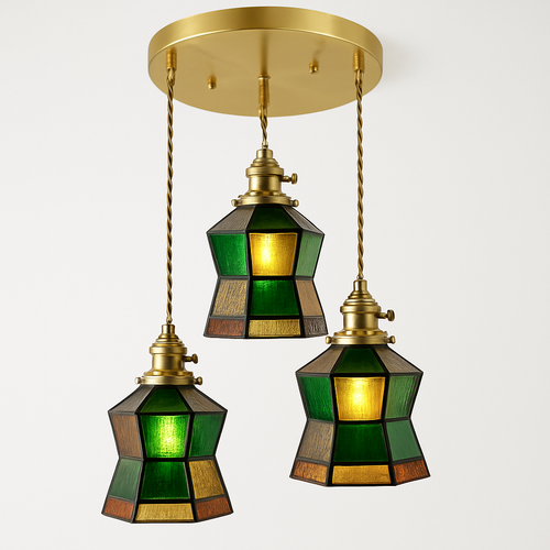 Suspension Nordique Verre LED - vue 23 sur 27