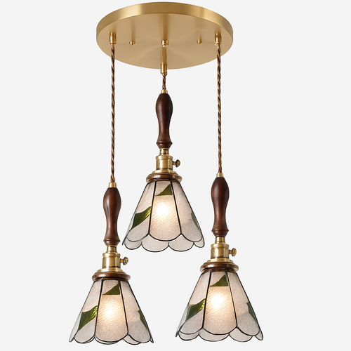 Suspension Nordique Verre LED - vue 26 sur 27